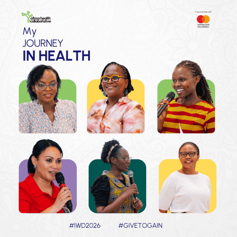 Photos of 6 WGHLF beneficiaries titled My Journey to Health for International Women's Day 2026 Give to Gain